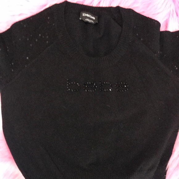 bebe Sweaters - Bebe knit bling sweater